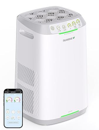 Nuwave OxyPure ZERO Air Purifiers for Home Large Room Bedroom Up to 966ft², 20Yr Washable Bio Gu... | Amazon (US)
