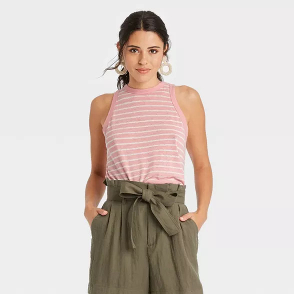 Women's Linen Tank Top - A New Day™ | Target
