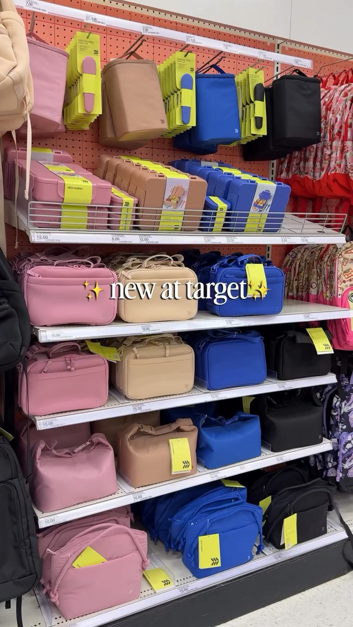 Comment NEW and I’ll DM you if you’d like to shop this new lunchbox collection☺️

#target #newattarget #targetfinds #targetshopping #lunchideas
