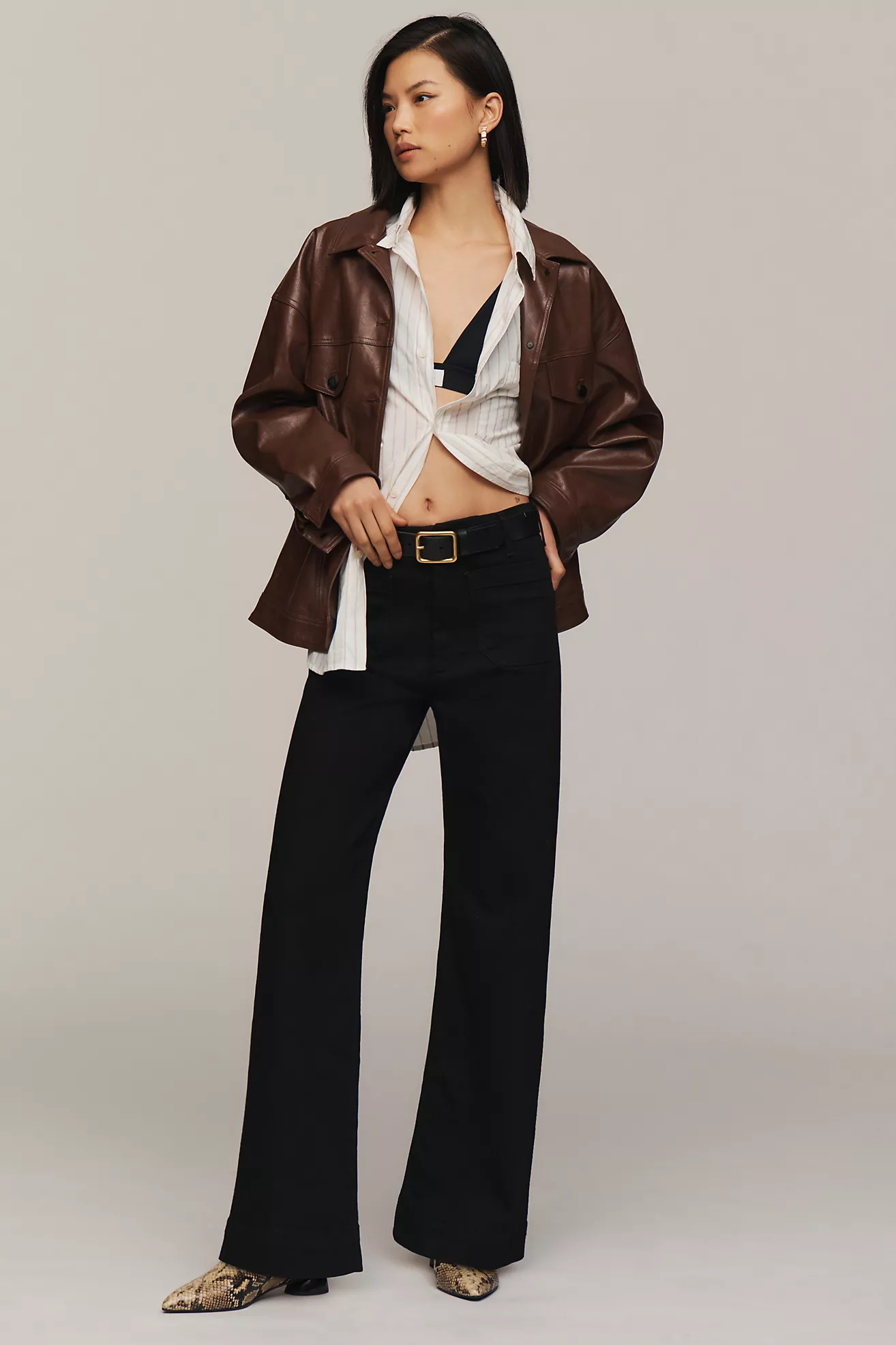 The Colette Full-Length Wide-Leg Jeans by Maeve | Anthropologie (US)