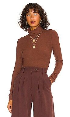 Sanctuary Essential Turtleneck in Mahogany from Revolve.com | Revolve Clothing (Global)
