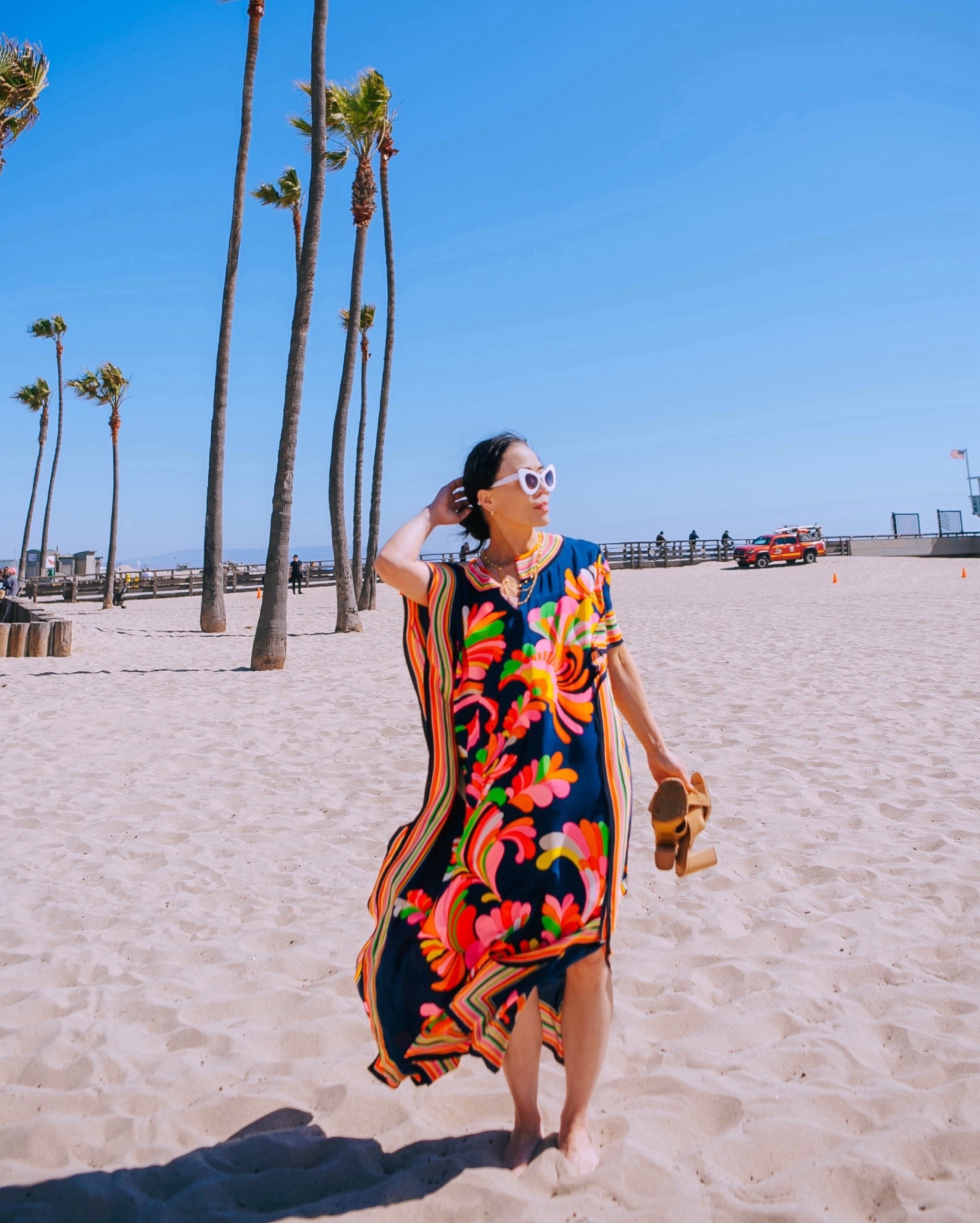 Silk caftan with pretty patterns— get ready to get tons of compliments. 

#LTKOver40 #LTKParties #LTKSwim