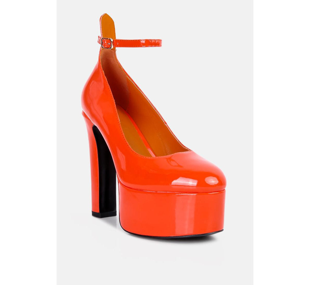 Women's babe heaven patent pu pumps - Orange | Macy's