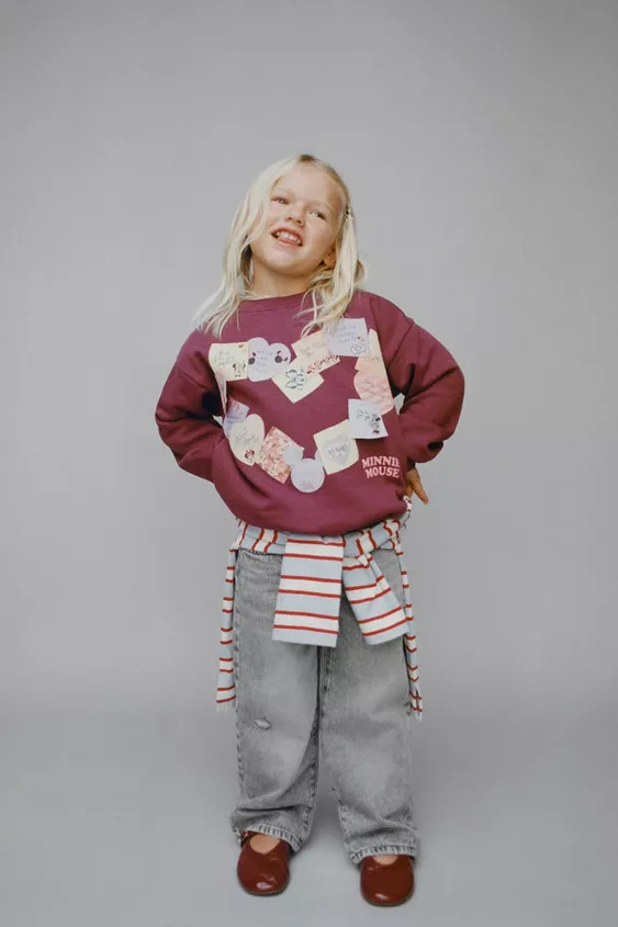 MINNIE MOUSE AND FRIENDS © DISNEY PATCH SWEATSHIRT | Zara UK