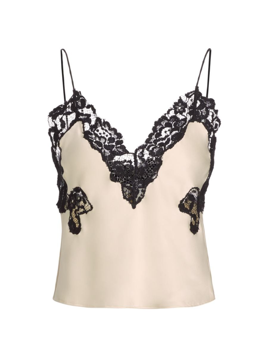 Marguerite Satin Lace Camisole | Saks Fifth Avenue