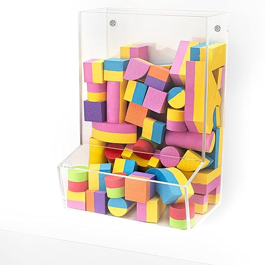 SimplyImagine Acrylic Wall Toy Dispenser, Hanging Organizer and Storage Bin for Children’s Play... | Amazon (US)
