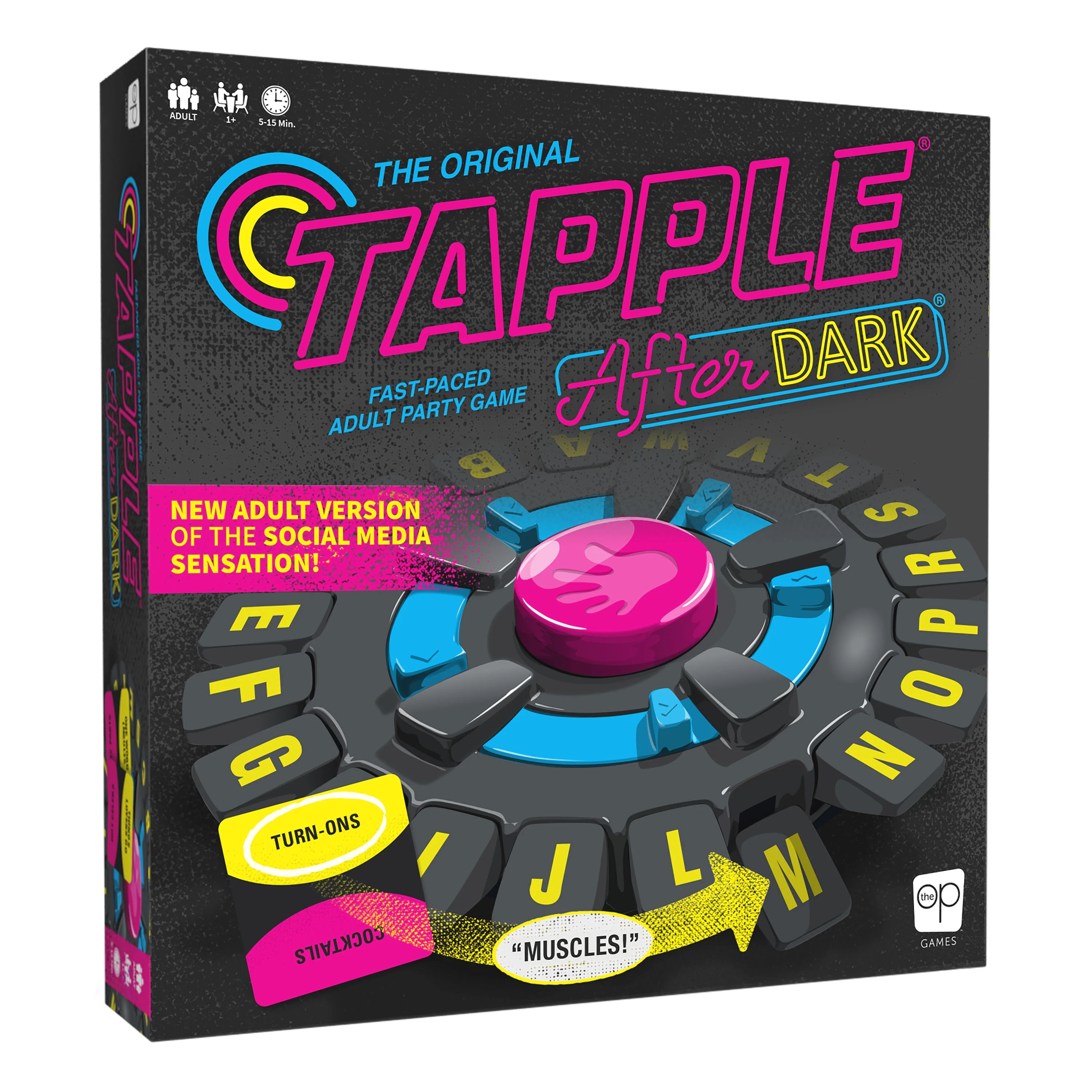 Tapple: After Dark Word Game, Fast-Paced Board Game for Ages 17+, Pick a Category, Tap a Letter, ... | Walmart (US)