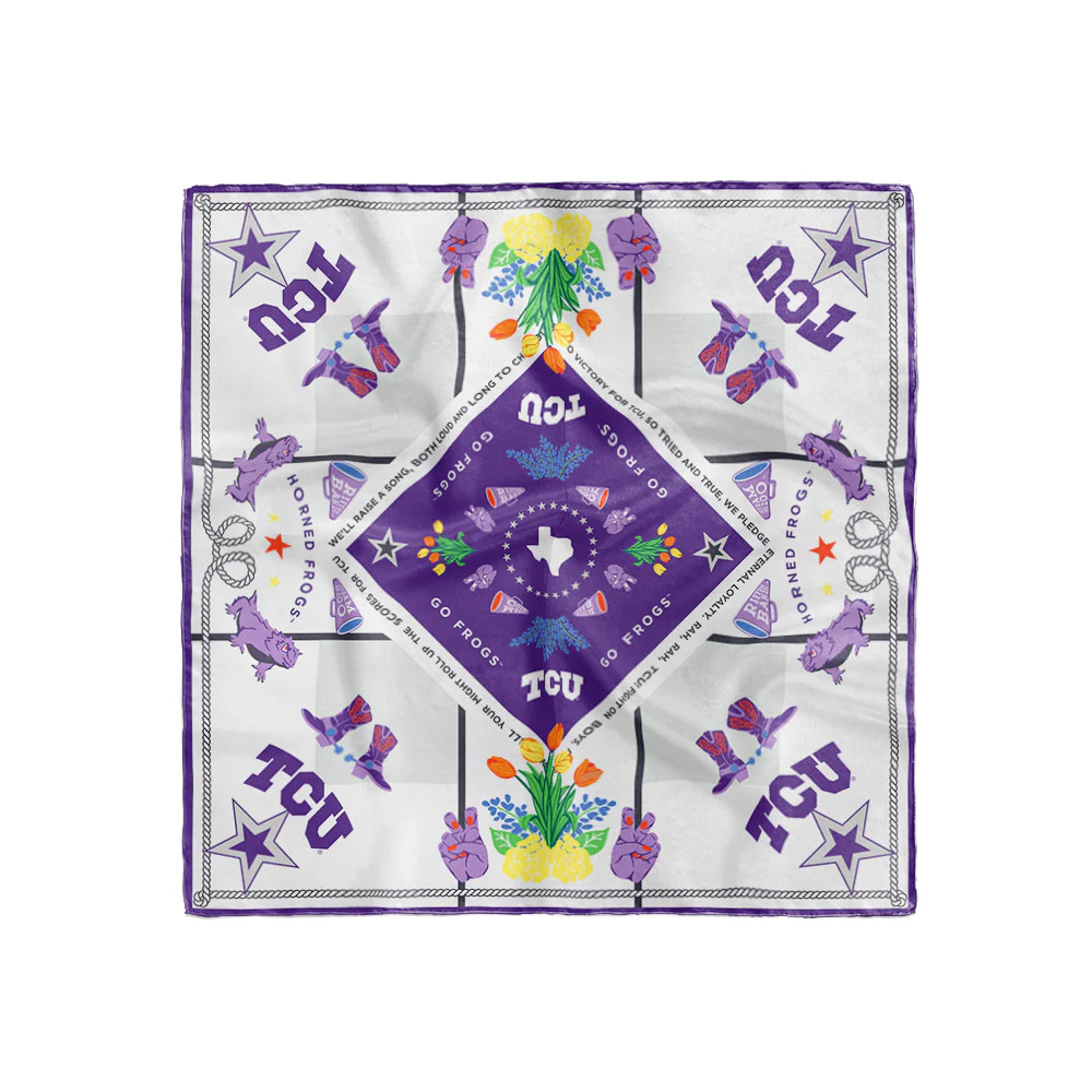 TCU Horned Frogs Saturday Scarf™ | Saturday Silks