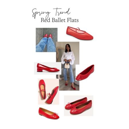Spring Trend Alert Red Ballet Flats 