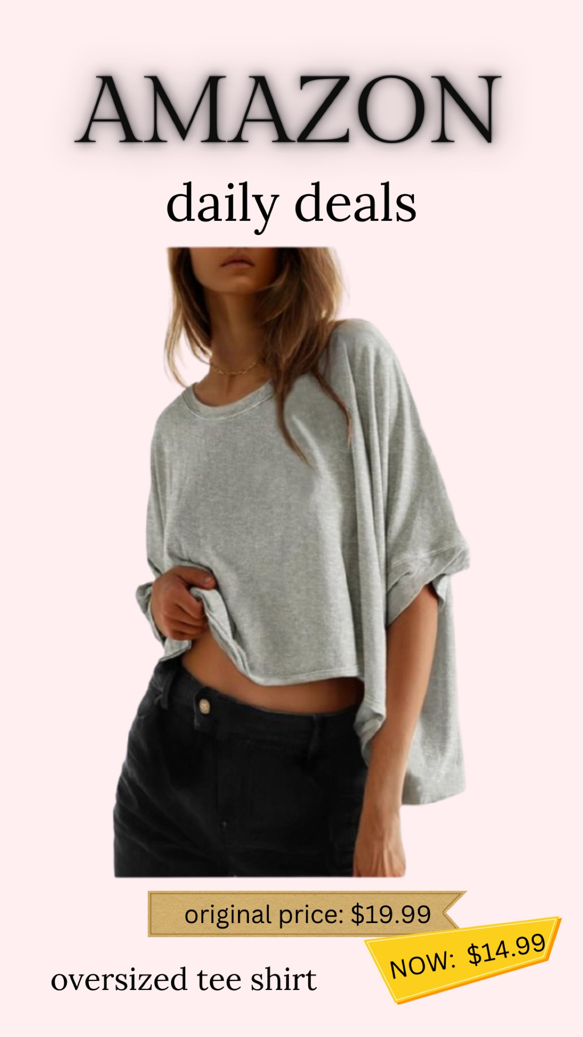 Amazon Daily Deals - oversized tee shirt

LTKGiftGuide / ltkmidsize / ltkplussize / ltkfindsunder50 / ltkfindsunder100 / Amazon / Amazon finds / Amazon style / Amazon fashion / oversized tee shirt / oversized tee / oversized t-shirt / oversized shirt / sale / sale alert / Amazon sale / Amazon sale alert 

#LTKSaleAlert #LTKStyleTip #LTKSeasonal