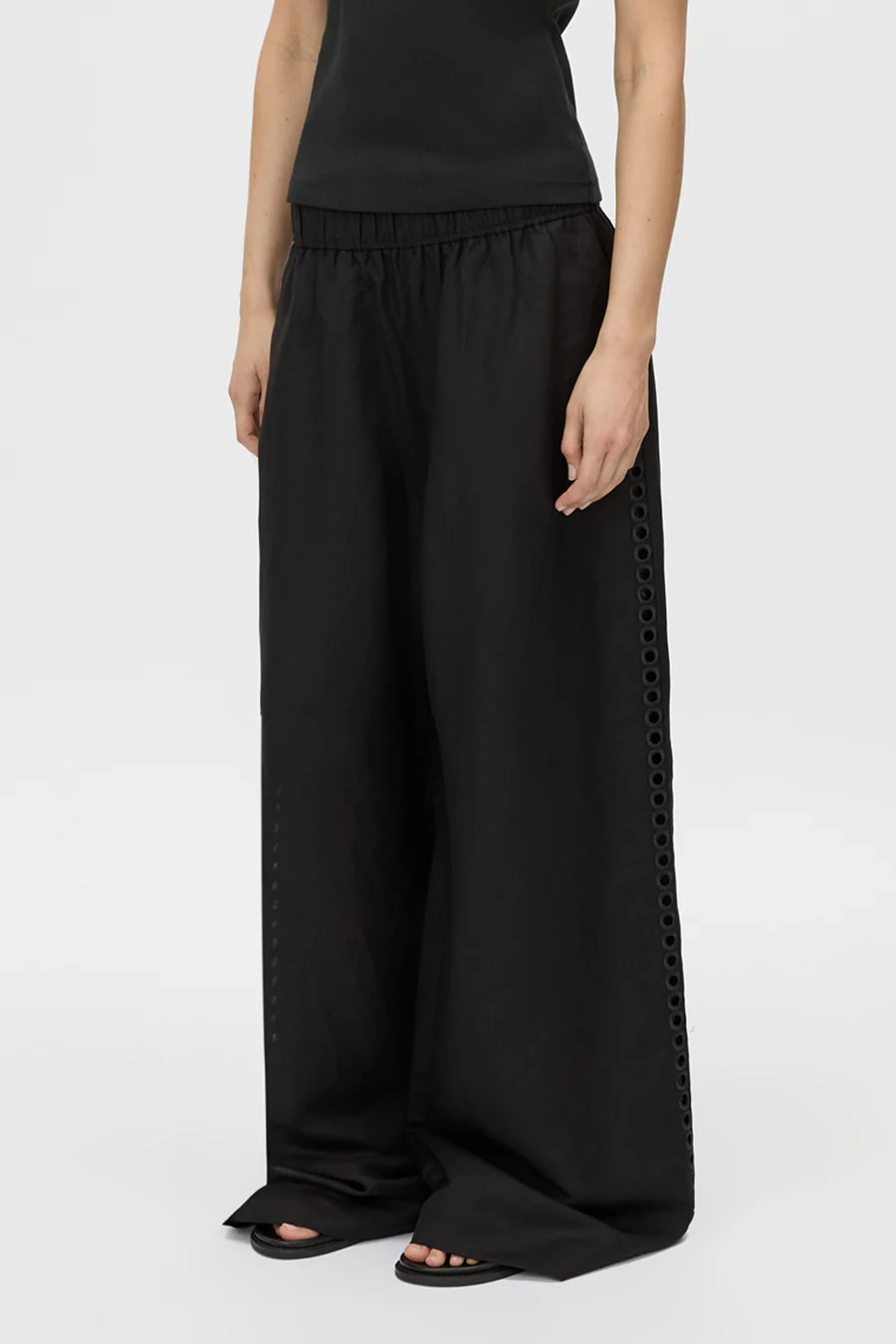 Lolani Embroidered Pant in Black - CAMILLA AND MARC® C&M | CAMILLA AND MARC (ANZ)