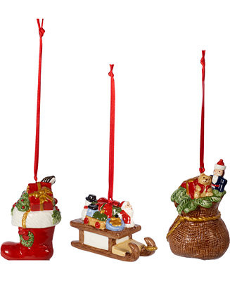 Villeroy & Boch Set of 3 Gift Box Ornaments  & Reviews - Holiday Lane - Home - Macy's | Macys (US)