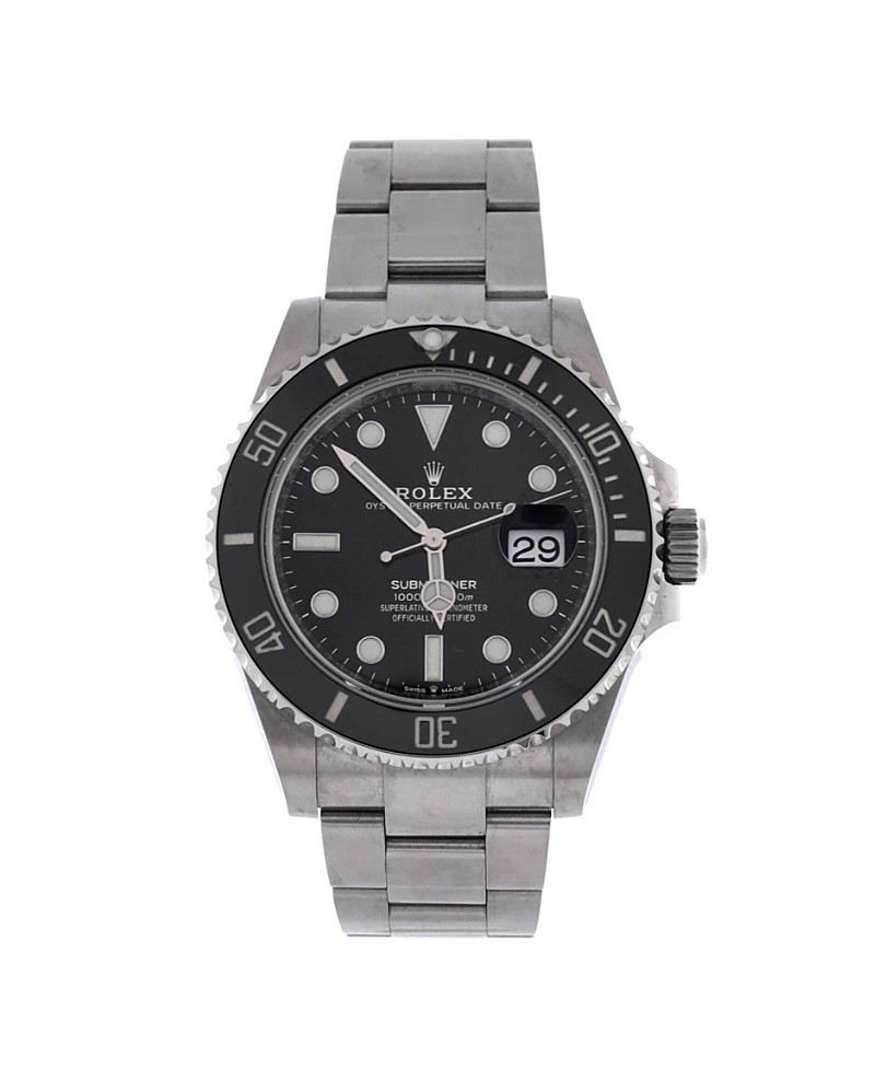 Pre-Owned Rolex Oyster Perpetual Submariner Date Automatic Watch in Stainless Steel and Cerachrom 41mm | Bloomingdale's (US)