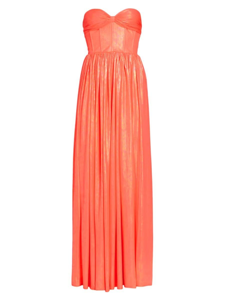 Florence Strapless Metallic Gown | Saks Fifth Avenue