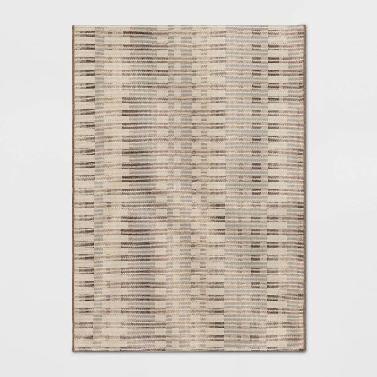 Beachside Grid Outdoor Rug Naturals – Threshold™ designed with Studio McGee | Target