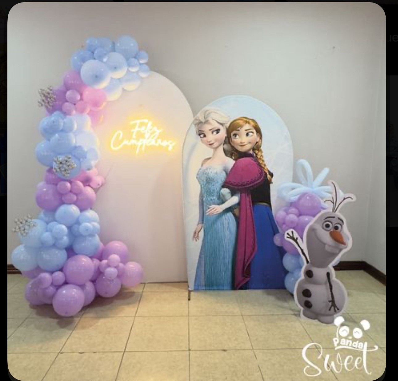 Frozen backdrop 

#LTKmomlife #LTKKids
