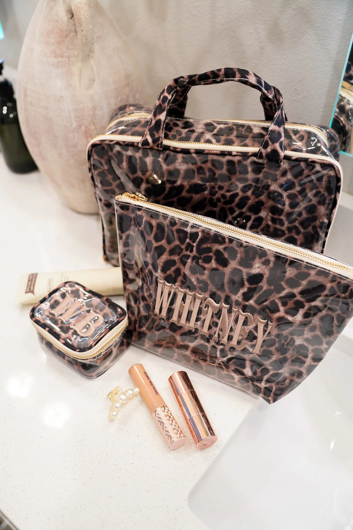 Leopard - Clear Coat Bag For Embroidery - PREORDER | KenzKustomz