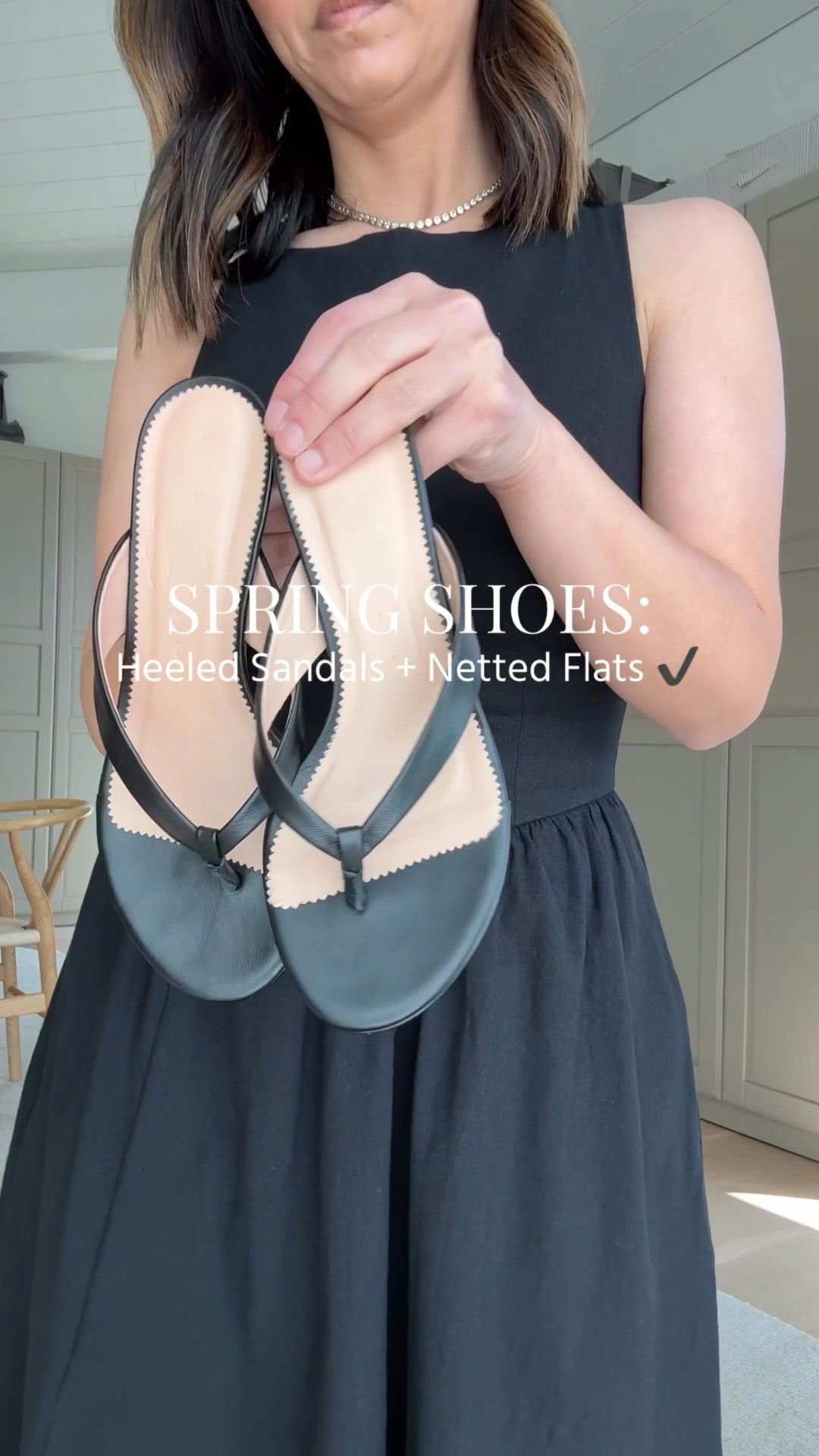 Spring Shoe Checklist: Heeled Sandal + Netted Flats. Sharing this dress with 2 different shoes. 

ASTR The Label dress xs
J.crew heeled sandals 5 - old, linked similar 
Marc fisher flats 5 - Run a half size big. 
The Row tote small
YSL sunglasses
quince earrings
Dorsey James necklace 15"

#LTKPetite #LTKmomlife #LTKgrwm