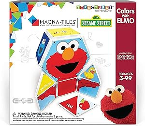 Magna-Tiles “Sesame Street” Toys, Magnetic Kids’ Building Toys from “Sesame Street” Boo... | Amazon (US)
