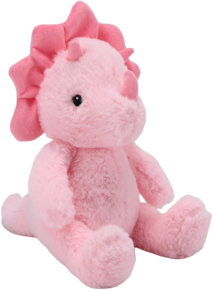 VANLINNY NEW Valentines Day Gifts for Her/Kids, Pink Stuffed Animals for Girls, Soft Dinosaur Stu... | Amazon (US)