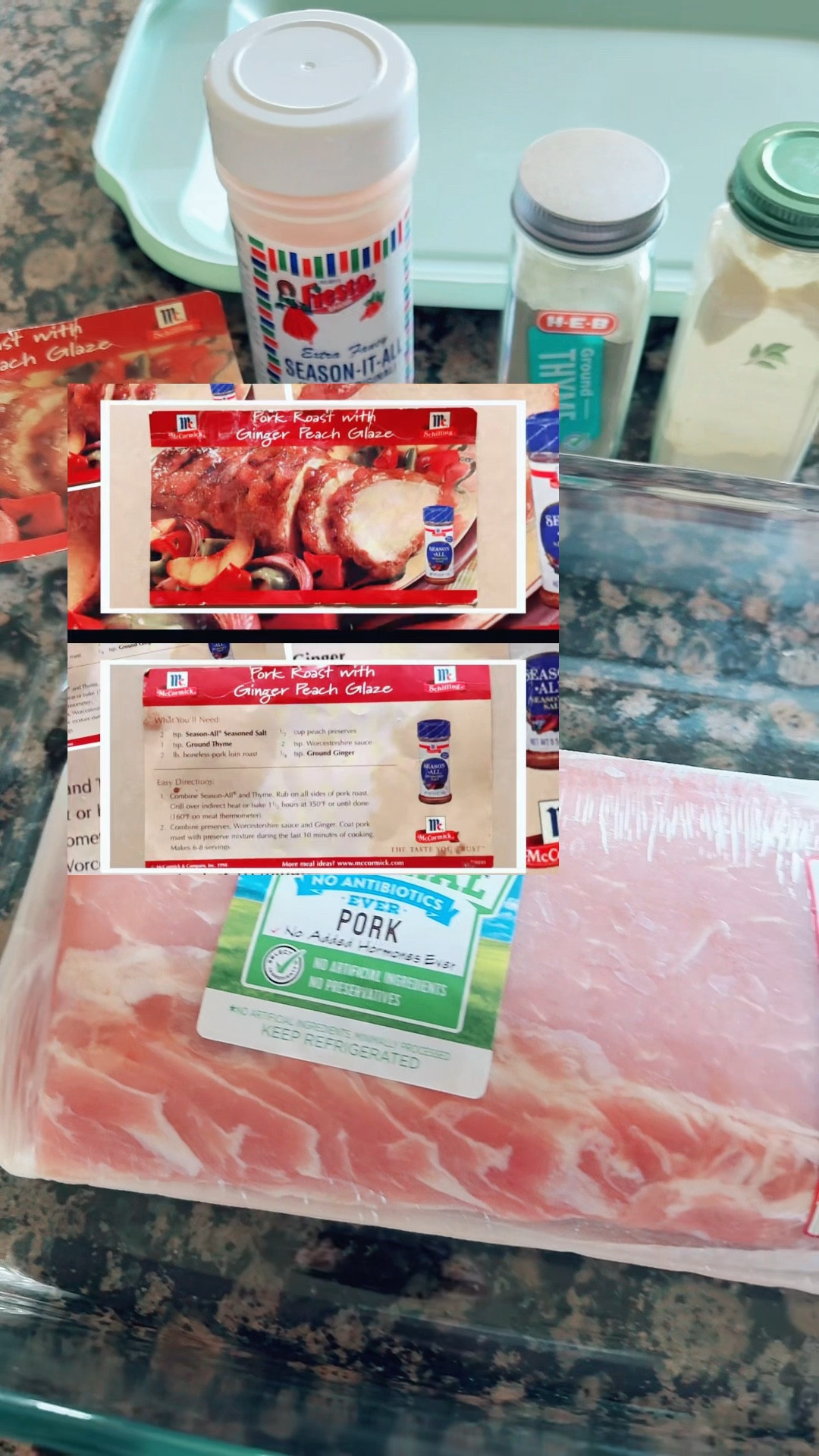 I’ve been making this recipe for over 20 years — and every single time, people ask where it’s been hiding.

This pork roast with ginger peach glaze came from one of those old-school recipe cards you used to grab right in the grocery store aisle. No Pinterest. No phone. Just a photo, a list of ingredients, and dinner.

I picked this up years ago shopping at H-E-B, paired it with McCormick spices, and it’s lived in my recipe box ever since. I even gave a copy to my mom — she still makes it.

I wish stores would bring these back. There was something special about discovering a recipe while you were shopping for dinner.

If you remember these cards — or wish they’d make a comeback — you’re my people. 🤍

#NattyJBites #AtHome #HEB #McCormick #HomeCooking #FamilyRecipes #FromMyKitchen


Would you grab a recipe card if you saw one in-store today?

Cooking at home, always — apron by @williamssonoma 🤍

#LTKfoodie #LTKdayinmylife #LTKmomlife