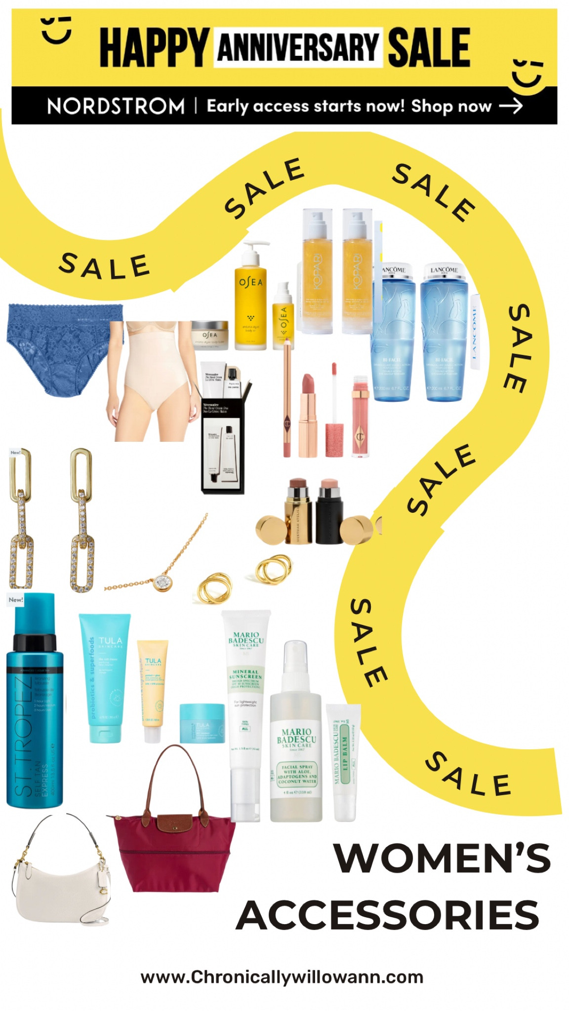 Women’s essential accessories for beauty care. Skin care products, facial care, tanning care, body care, makeup remover, gorgeous makeup, jewelry, comfy undies, spanx 

#LTKstyletip #LTKxNSale #LTKbeauty