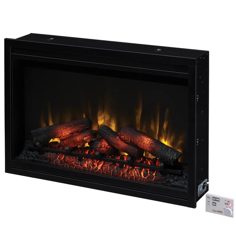 Biskoupky 36'' W Electric Fireplace Insert | Wayfair North America