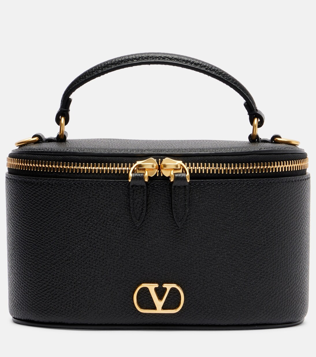 VLogo Mini leather vanity bag | Mytheresa (DACH)