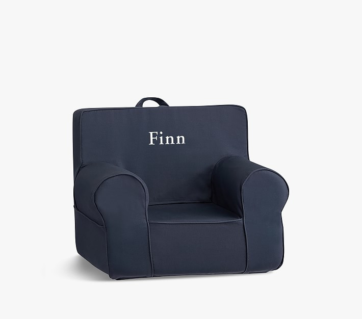 Dark Blue Twill My First Toddler Anywhere Chair&amp;#174; | Pottery Barn Kids
