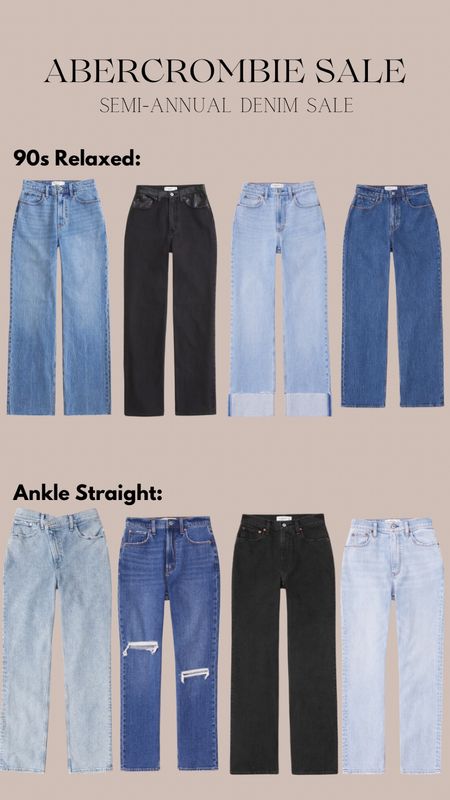 abercrombie denim jeans. 25% off with code DENIMAF

#LTKSpringSale #LTKsalealert #LTKGiftGuide