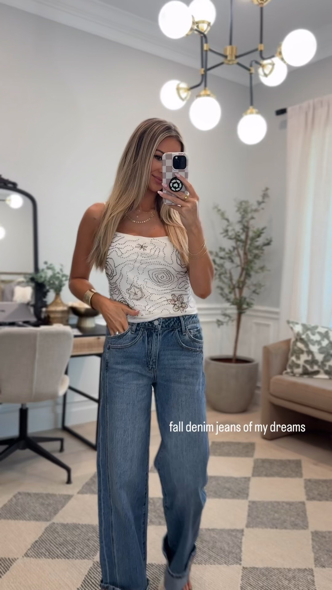 Wide leg denim cuffed jeans from @12th Tribe - wearing size 26, love the wash of these

#LTKTravel #LTKootd #LTKSeasonal