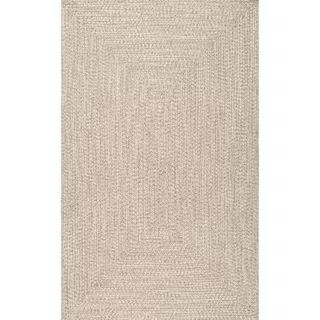 nuLOOM Lefebvre Casual Braided Tan 5 ft. x 8 ft. Indoor/Outdoor Patio Area Rug HJFV01G-508 - The ... | The Home Depot