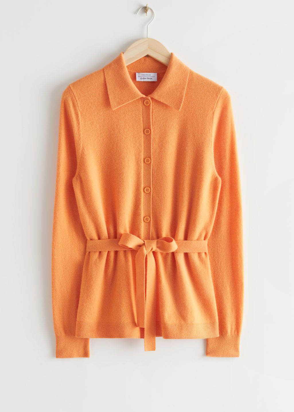 Belted Wool Knit Cardigan | & Other Stories US