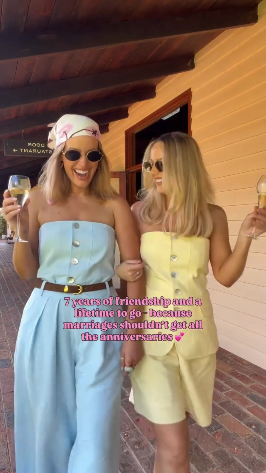 Besties coordinating outfits 🥰 MOS the label bustiers with matching pants and Bermuda shorts 

#LTKstyletip #LTKaustralia #LTKpetite