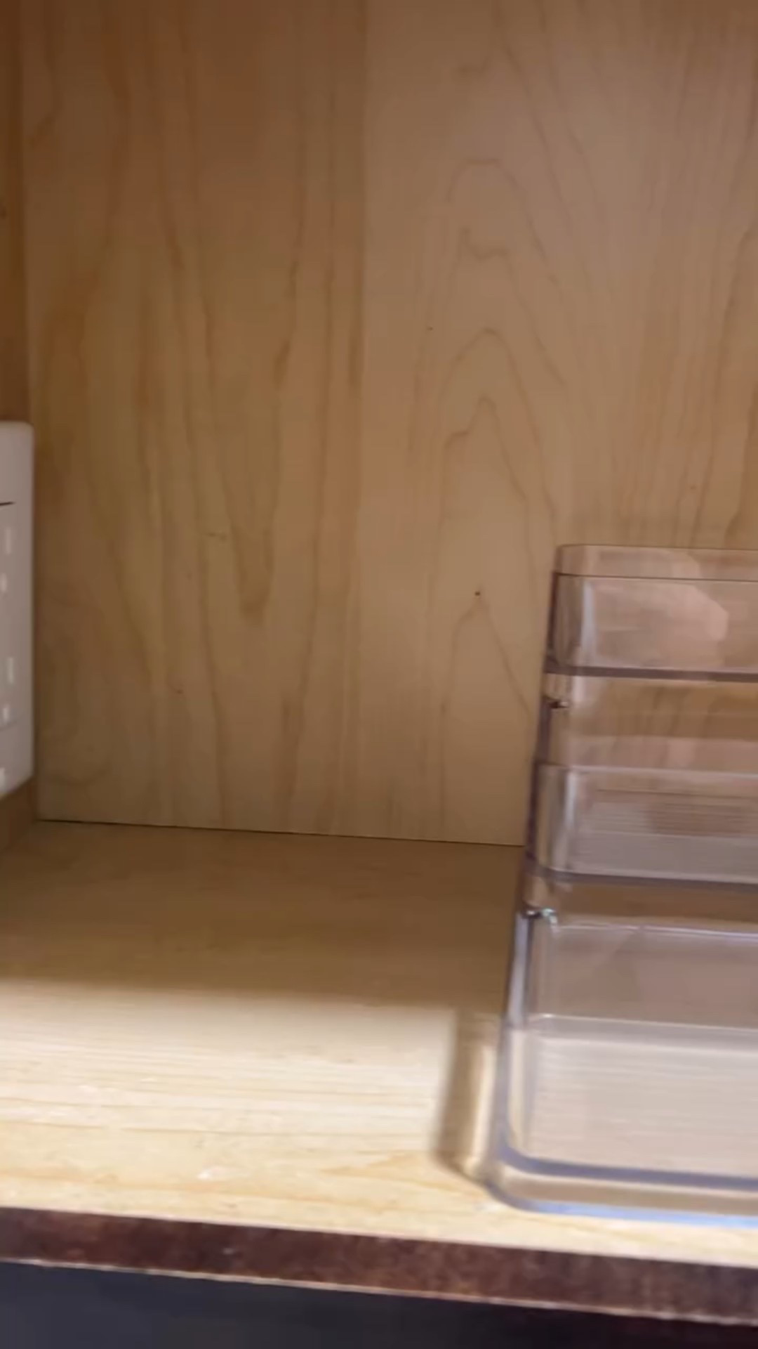 Tis the season to get the man in your life organized. 
By adding a three tiered shelf I was able to organize all of my husband’s products. 

Pro Tip: Before you have your bathroom cabinets installed, factor in an outlet with your designer and electrician. This feature is very handy for charging electric razors, toothbrushes, and facial tools. An outlet in the cabinet keeps those eye sores off the counter.

#LTKHome #LTKMens #LTKBeauty