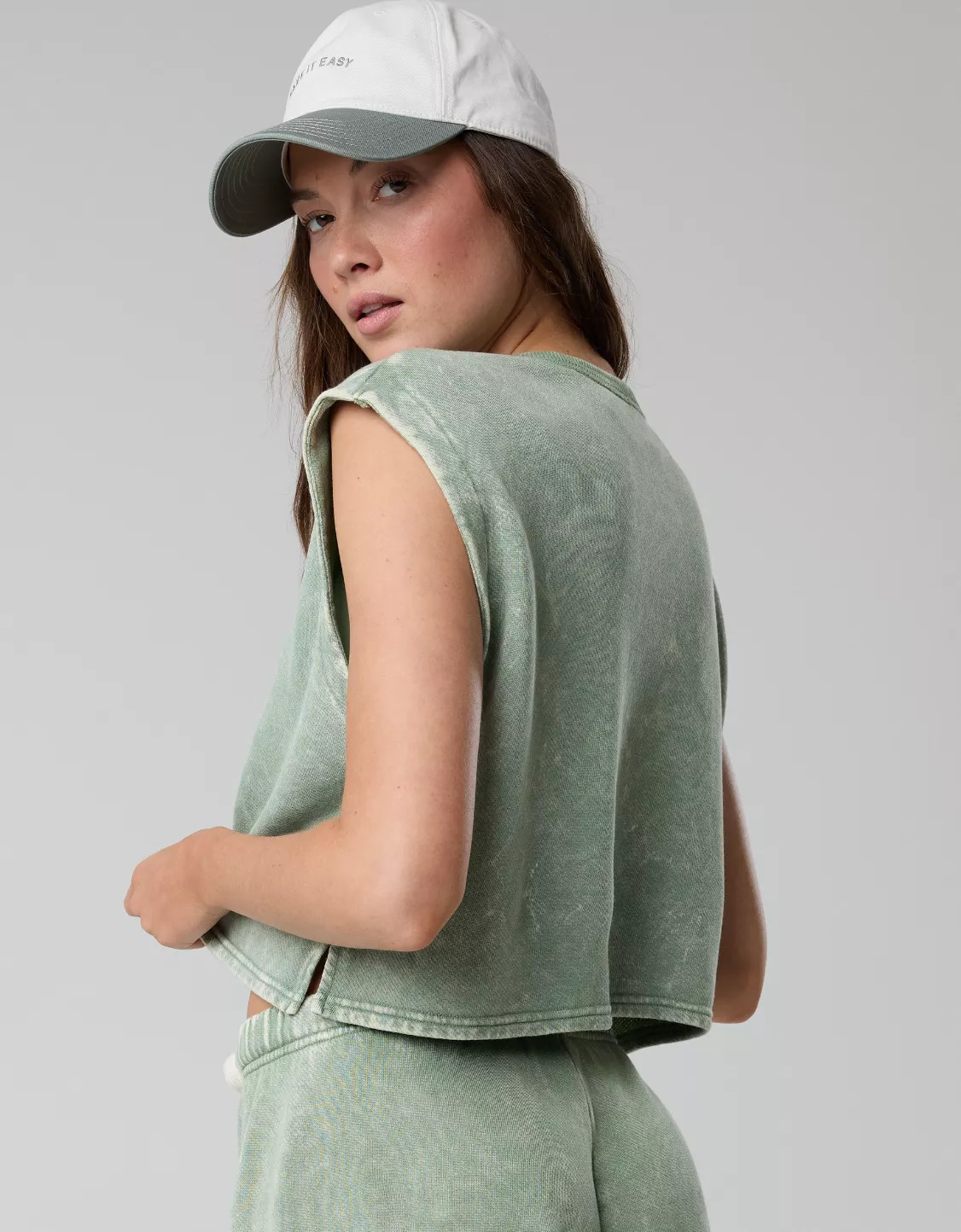 OFFLINE By Aerie Keep It 100 Terry Muscle T-Shirt | Aerie