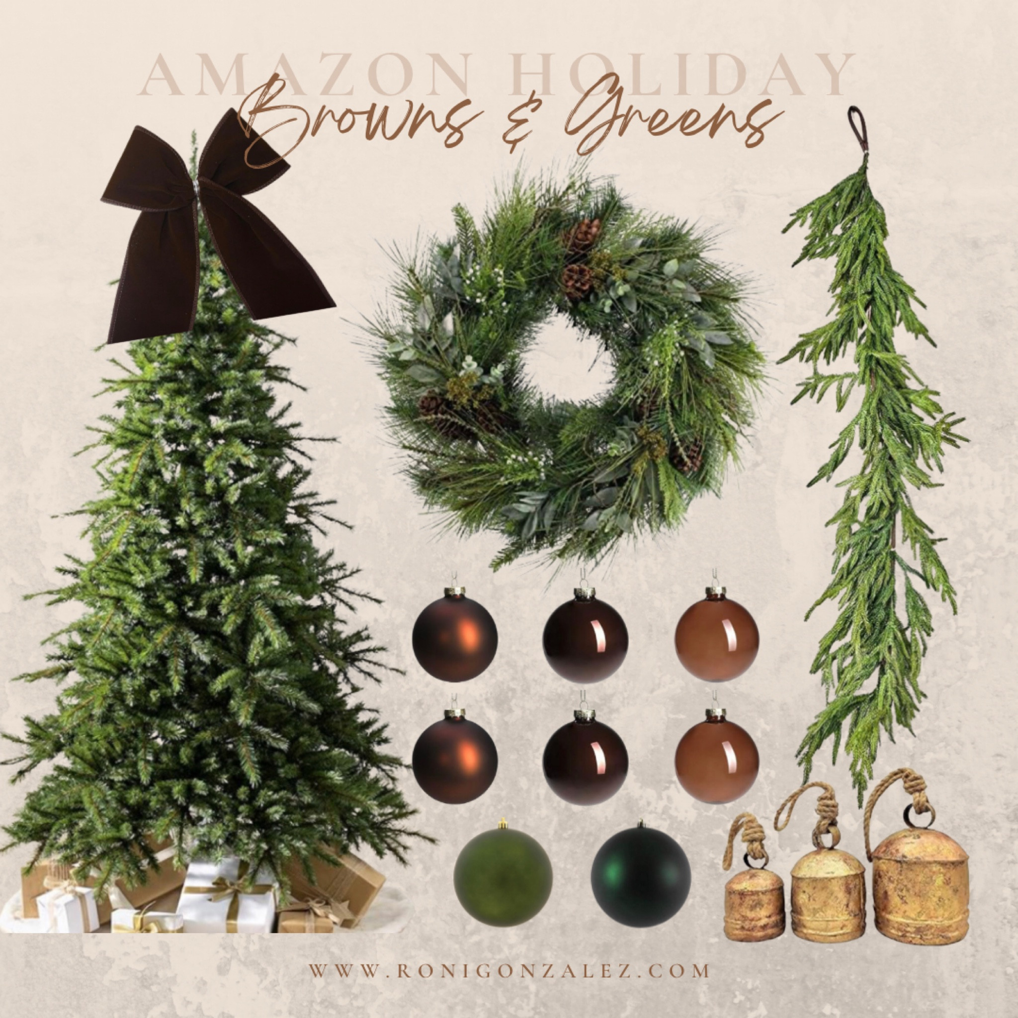 Amazon Holiday | Browns & Greens | Earth Tones | Christmas Decor 

#amazonfinds #amazonholiday #christmasdecor #holidaydecor 

#LTKhome #LTKHoliday #LTKSeasonal