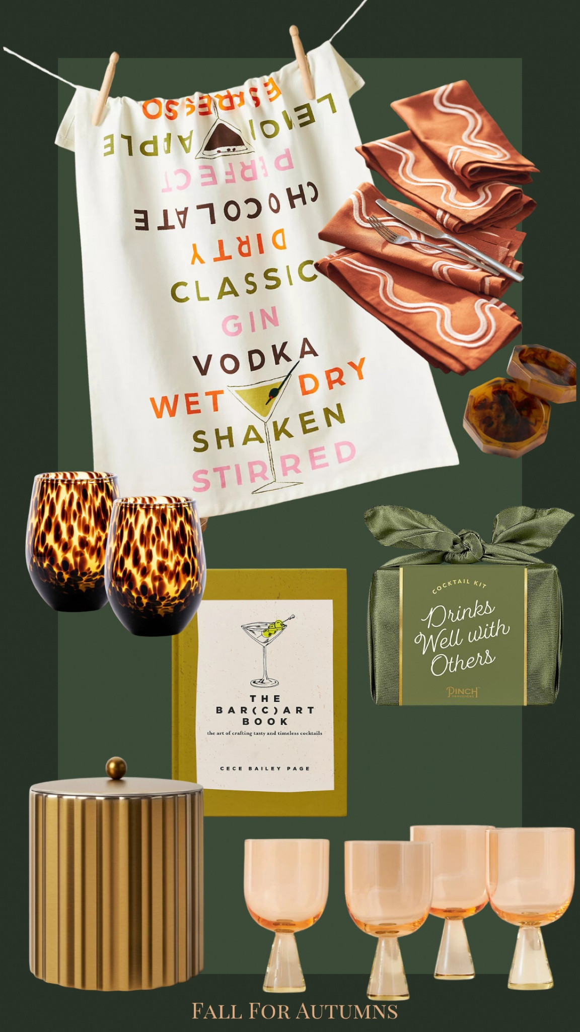 Gift guide for the hostess, mixologist, bar, friend, cocktails, autumn, true autumn dark autumn, Anthropologie gifts, mix, home gifts, favorite things, gift guide, gifts for her

#LTKHome #LTKGiftGuide #LTKFindsUnder100