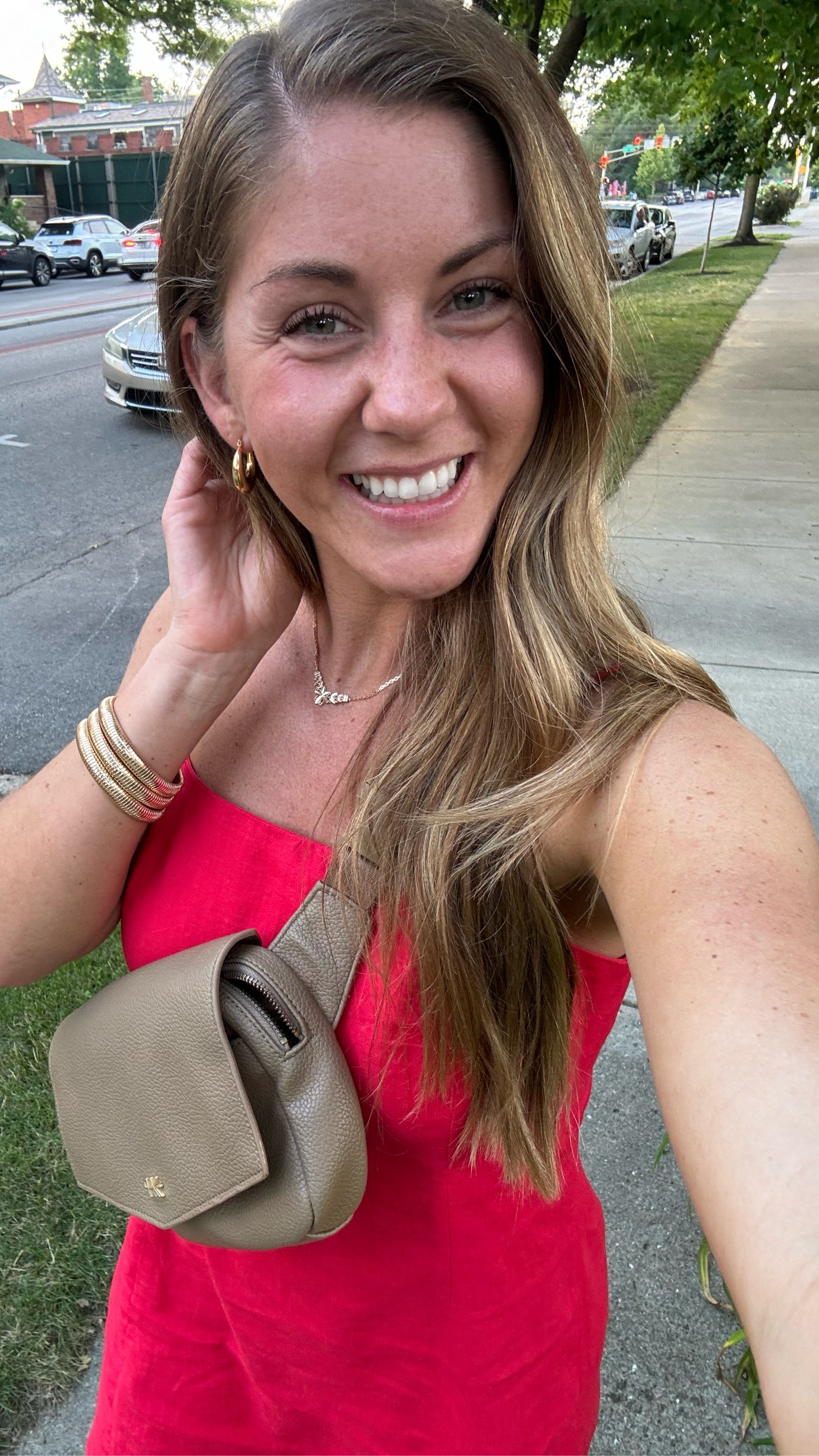 Perfect easy summer outfit with this linen dress from gap! Wearing a medium, fits TTS! Crossbody bag is from Freshly Picked! 

#LTKStyleTip #LTKSeasonal #LTKBeauty