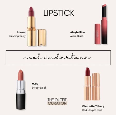 Cool undertone lipstick #coolpatlette #coollipstick #coloranalysis 

#LTKunder50 #LTKSeasonal #LTKbeauty