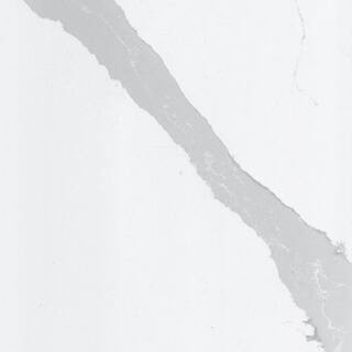 4 in. x 8 in. Quartz Countertop Sample in Bianco Calacatta | The Home Depot