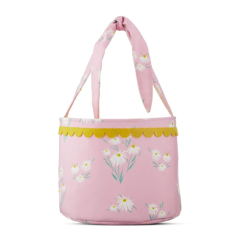 Easter Pink Floral Basket, by Way To Celebrate | Walmart (US)