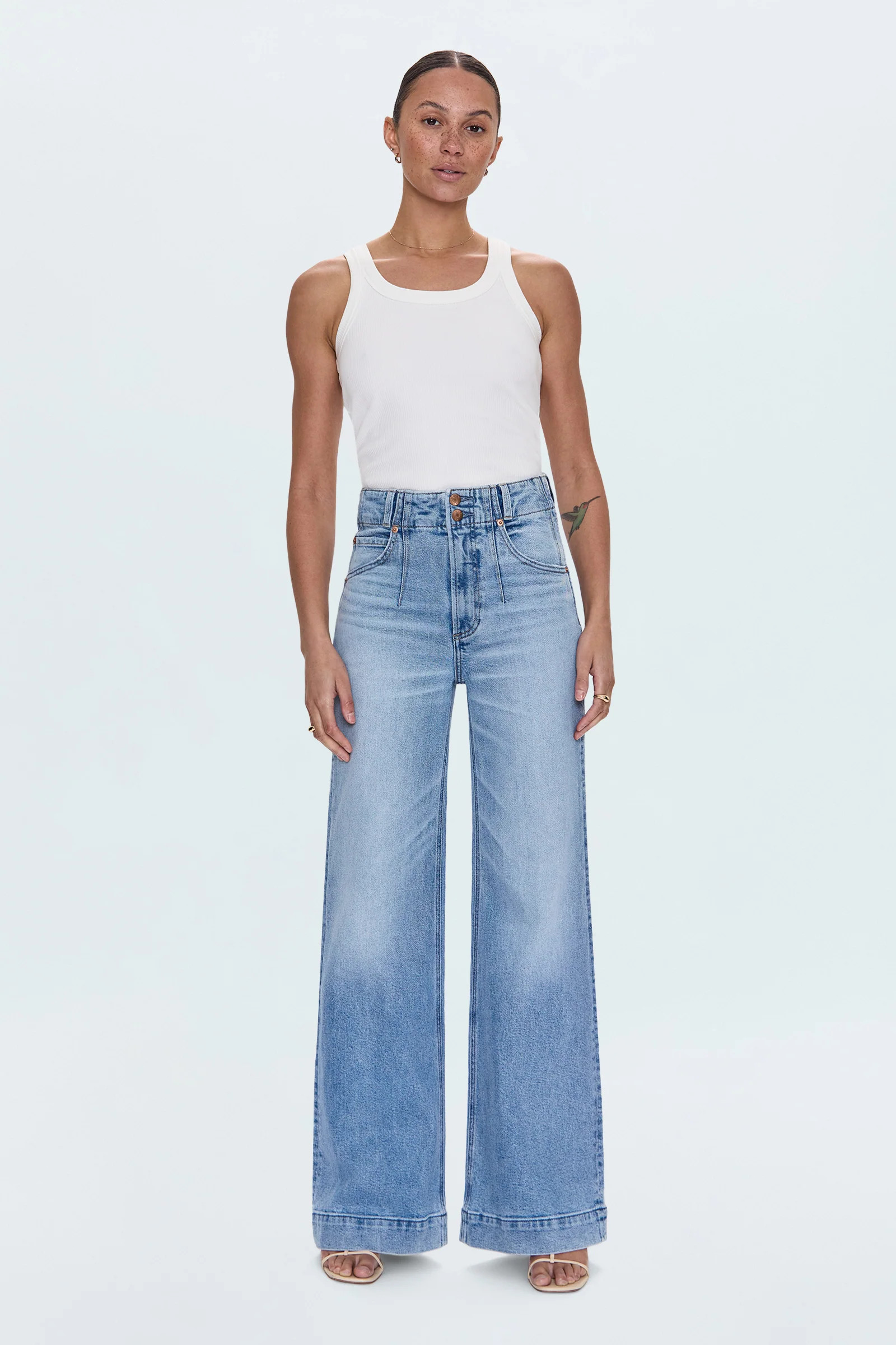Lana High Rise Ultra Wide Leg Jean - Terrace | Pistola Denim