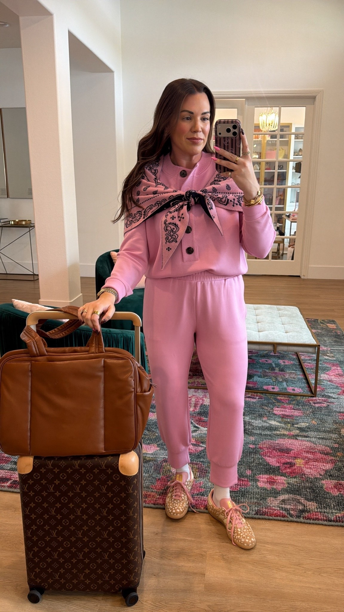 my curvy midsize long-haul flight outfit for my trip to Paris! wearing size medium in top and large in pants. so comfy and love the pink!!

#LTKSeasonal #LTKMidsize #LTKTravel