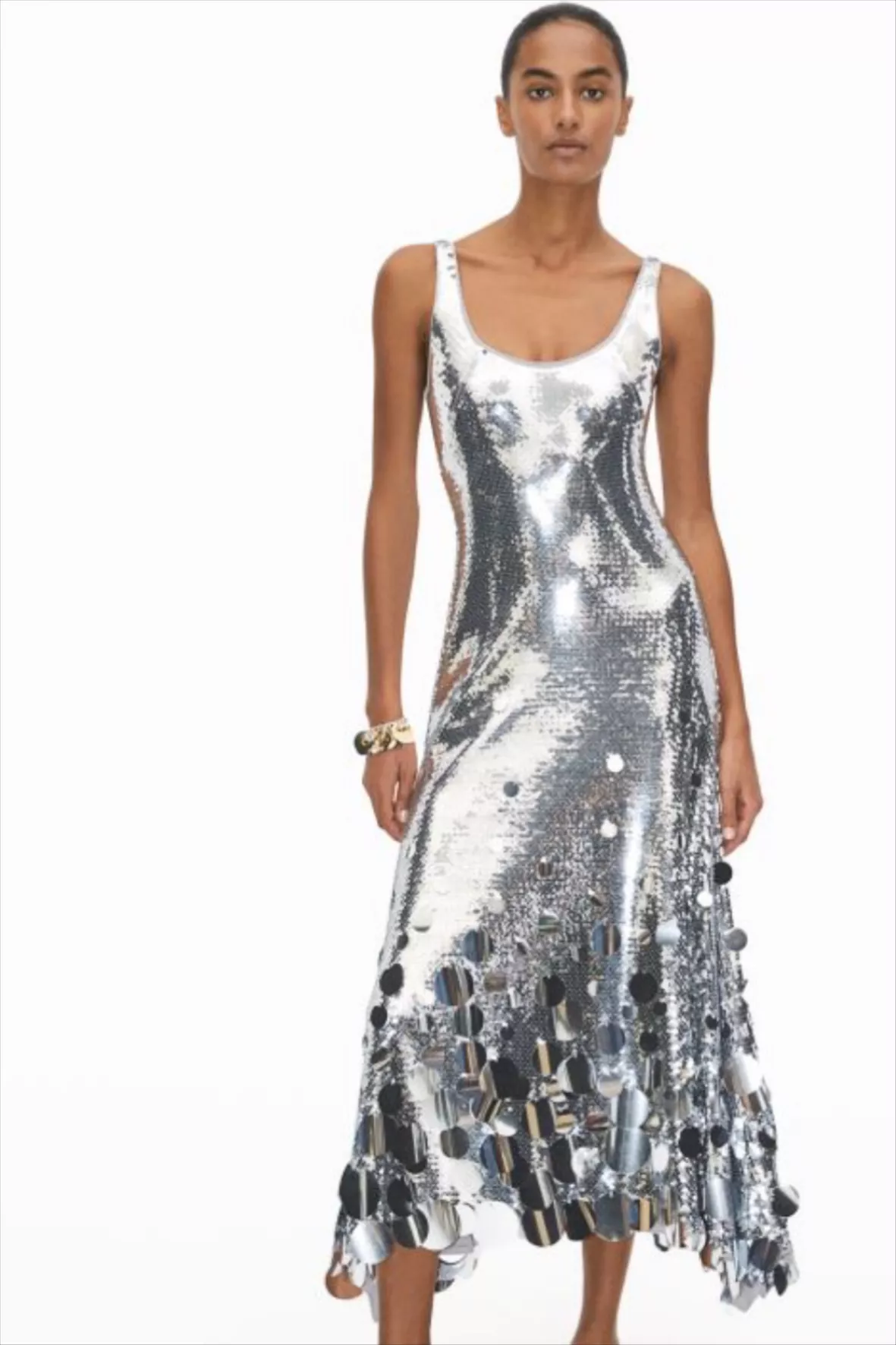 Sequined Flared-skirt Dress curated on LTK