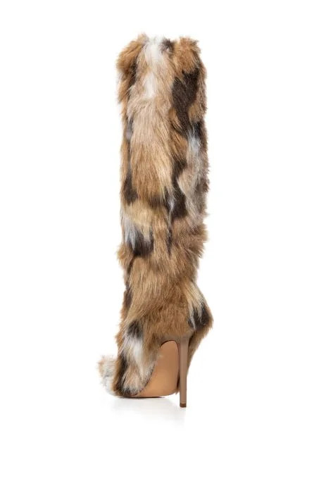 AZALEA WANG UPSETTER MULTI FURRY BOOT | AKIRA