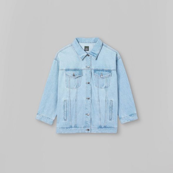 Oversized Denim Trucker Jacket - Wild Fable™ | Target