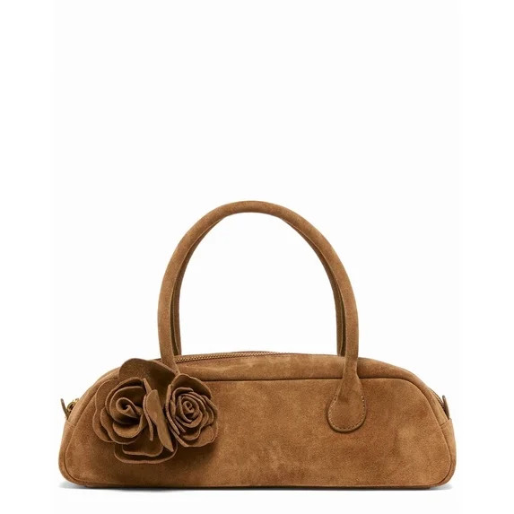 Dolce Vita Boracay Suede Shoulder Bag, Brown | Walmart (US)