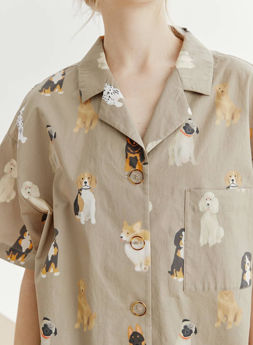 Short Sleeve Pajama Shirt | NAP Loungewear