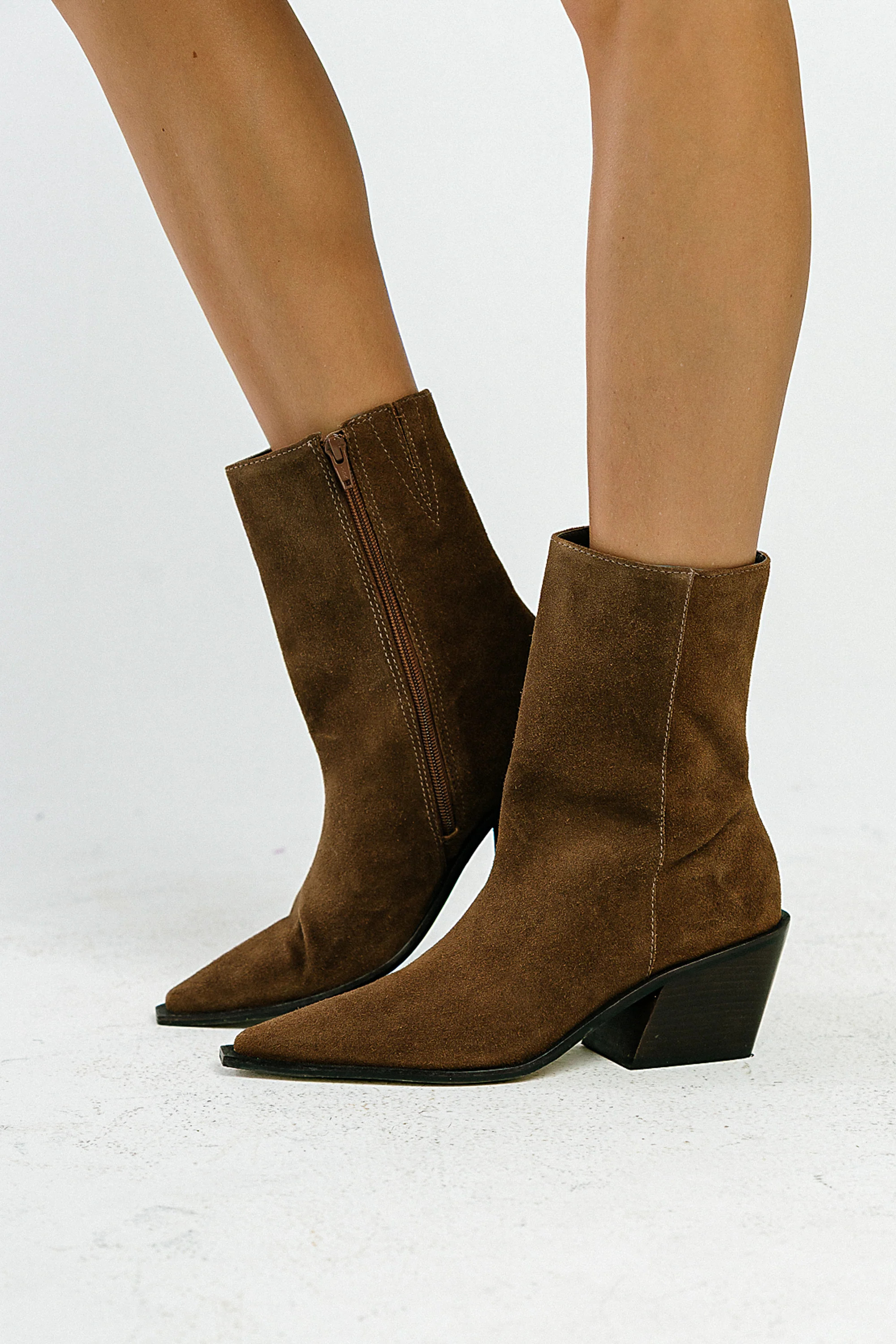 Cleo Ankle Bootie in Brown | Böhme US